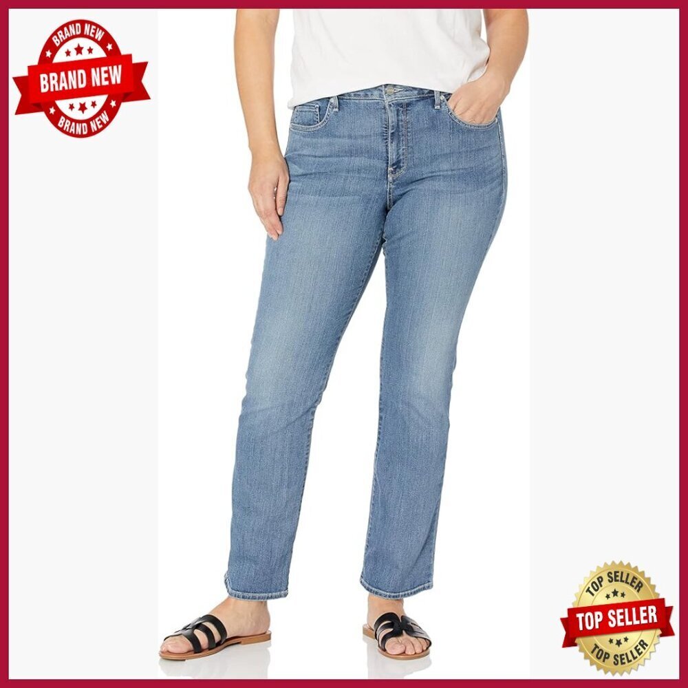 Plus Size Bootcut Jeans with Slimming Fit, 32" Inseam, Stretch Denim